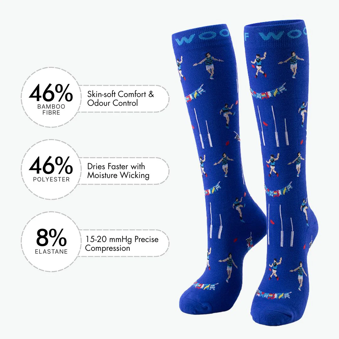 Aussie Rules Bamboo Compression Socks - Image 3