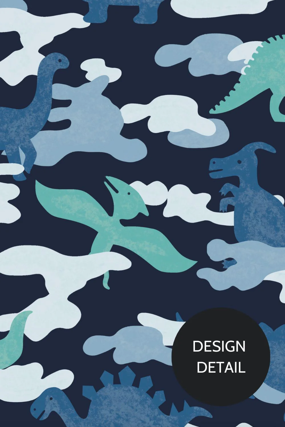 Camosaurus Rex Men's 3-Pocket Scrub Top - Image 3