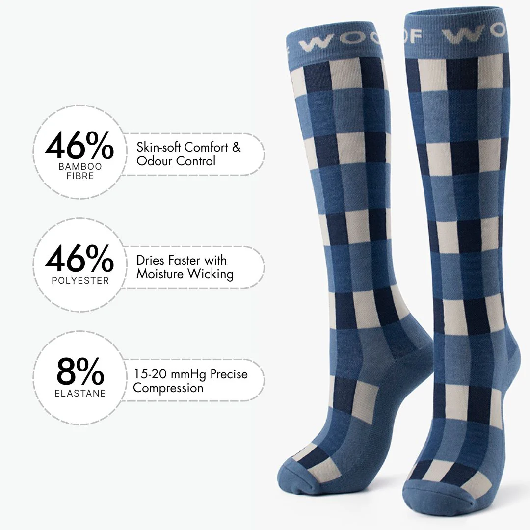 Checkmate Bamboo Compression Socks - Image 3