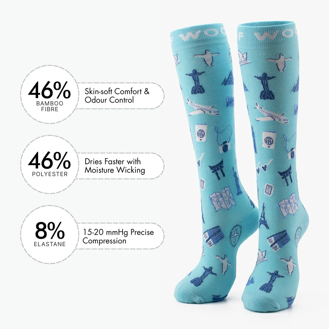 Globetrotter Bamboo Compression Socks - Image 3