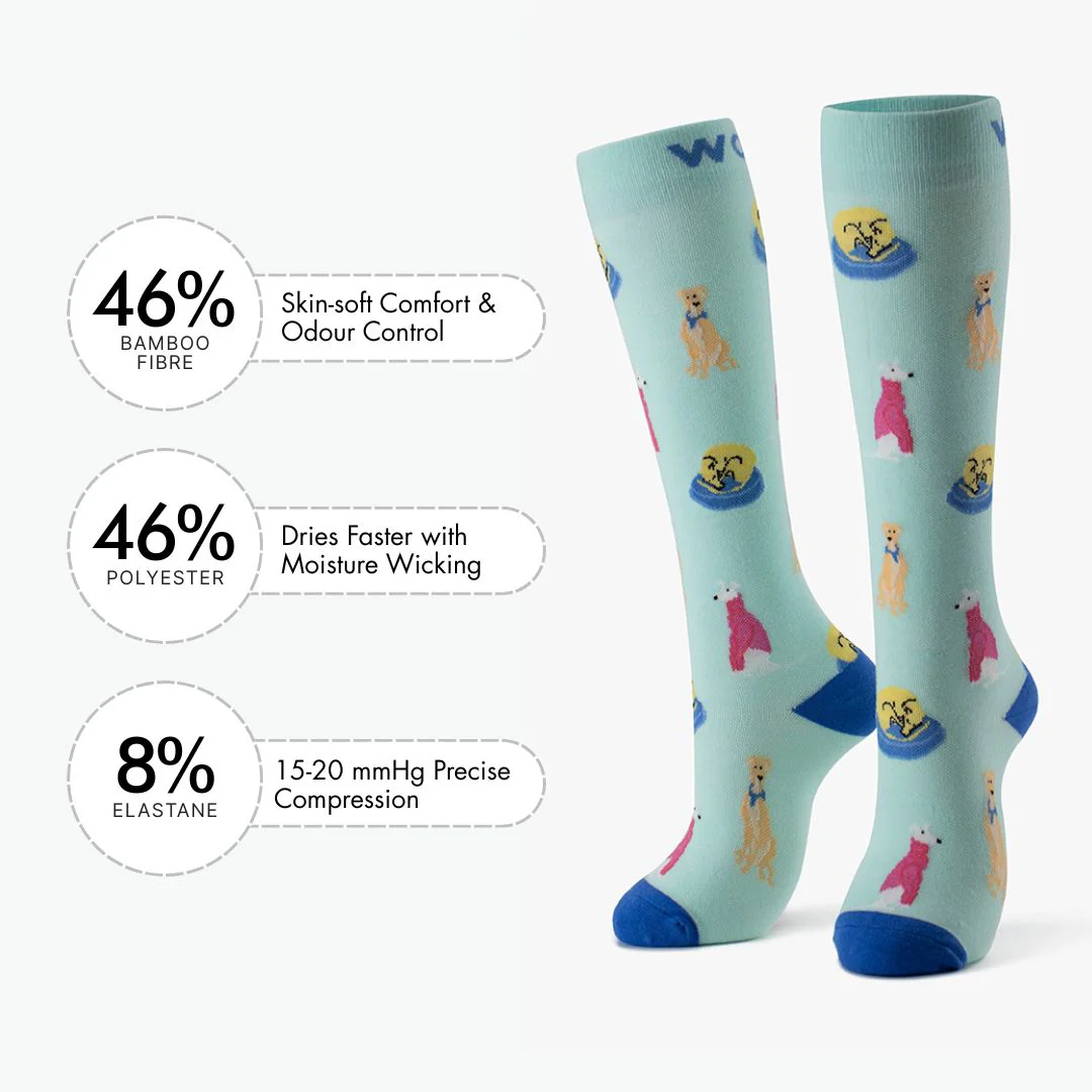 Greyhounds Bamboo Compression Socks - Image 3