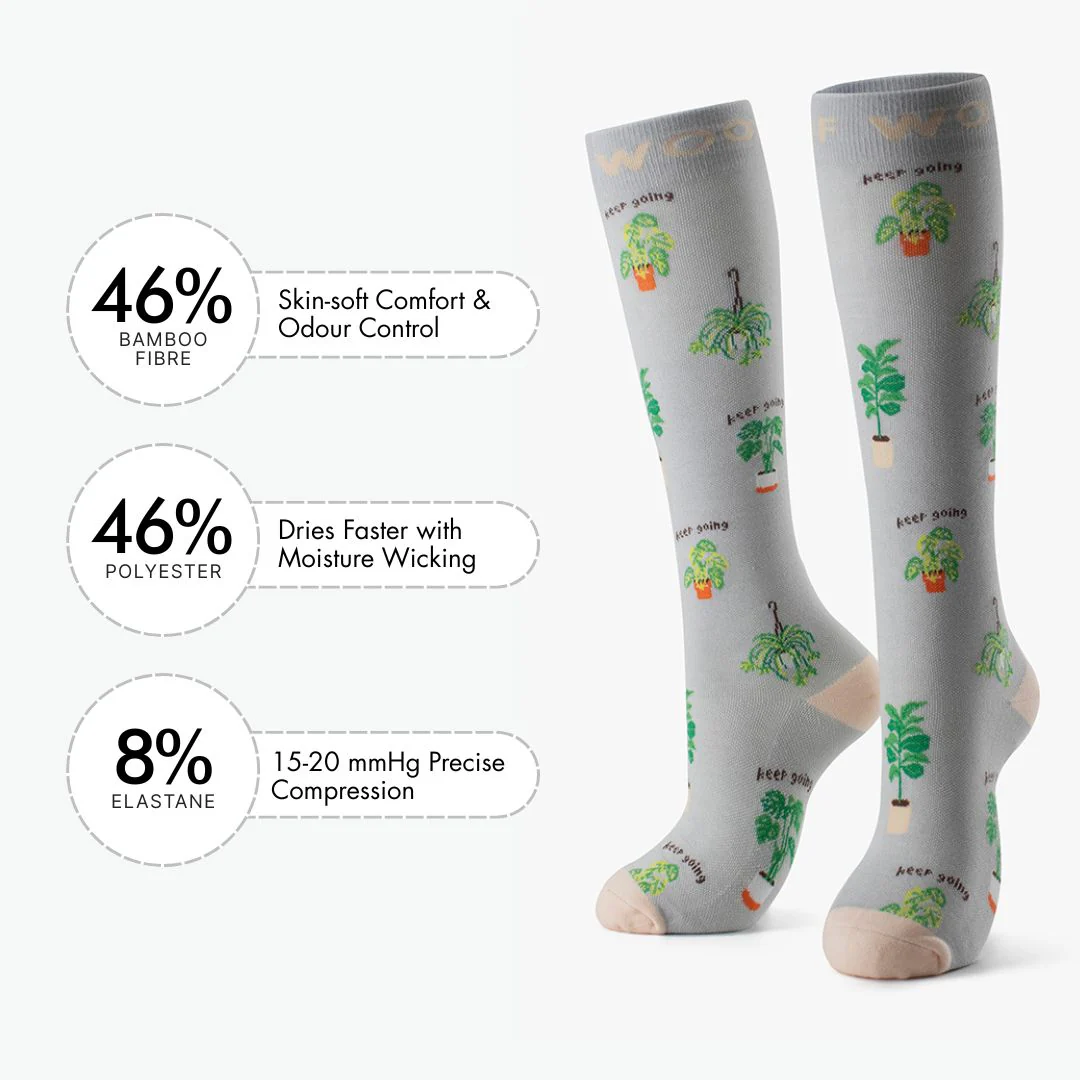 Keep Growing Bamboo Compression Socks - Image 3