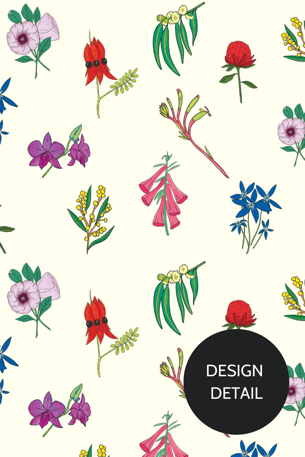 Native Australian Flowers Scrub Cap - Image 3