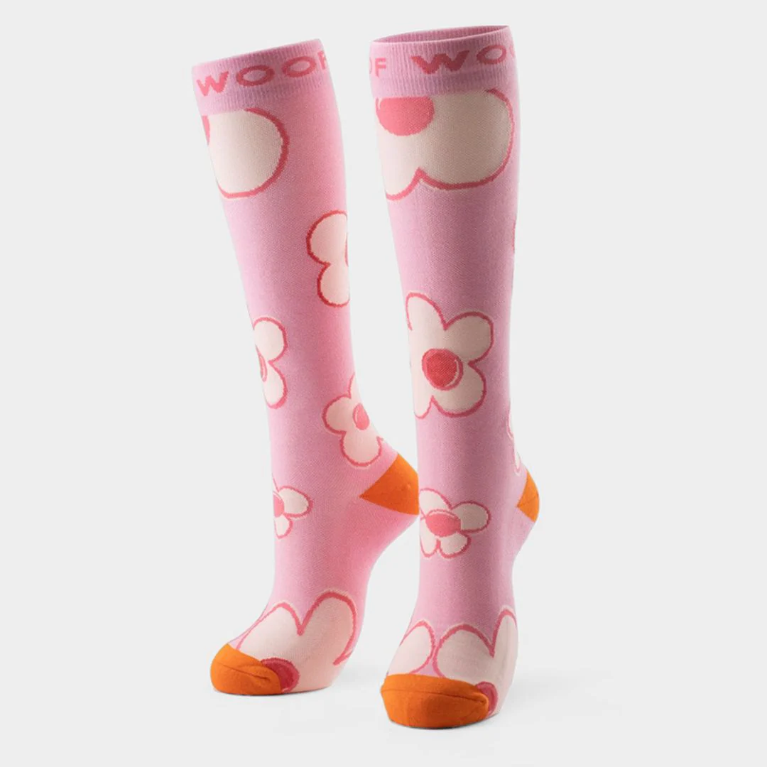 Pattern Party Bamboo Compression Socks 4 Pack - Image 5
