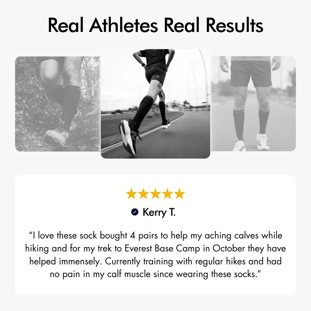 Blue Performance Compression Socks - Image 5