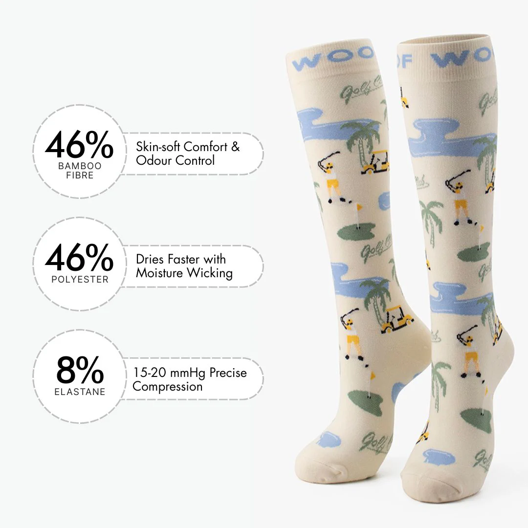 Tee Time Bamboo Compression Socks - Image 3