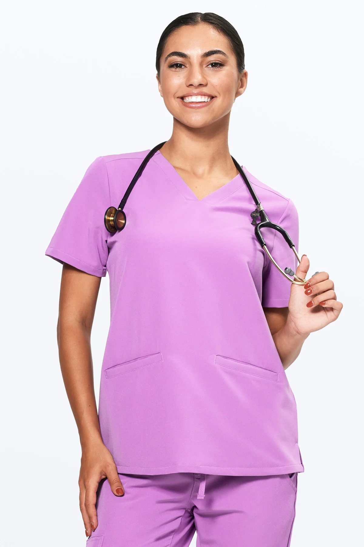 Women's 3-Pocket Scrub Top - Image 67