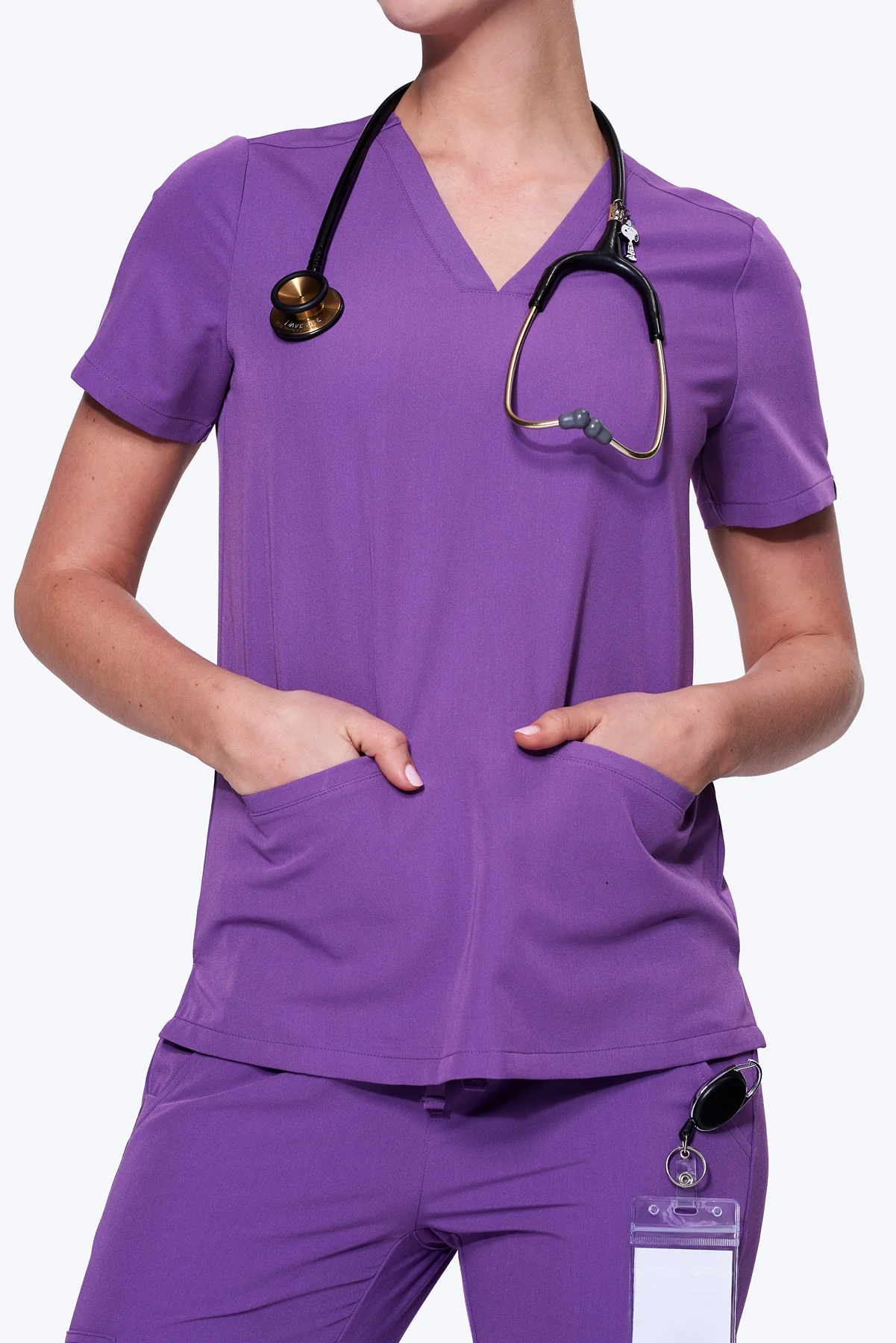 Women's 3-Pocket Scrub Top - Clearance Sale - Image 135